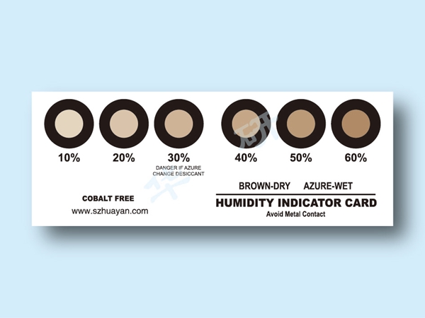 Humidity Indicator Card - Cobalt Dichloride Free